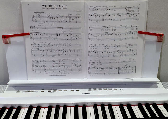 Sheet Music Holder